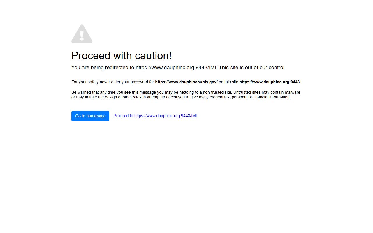 Dauphin County inmate records lookup redirect